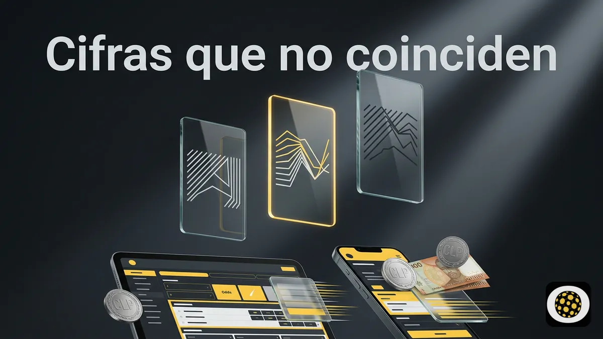 Tres tarjetas comparando datos distintos de versión y tamaño del archivo APK de Betobet Chile