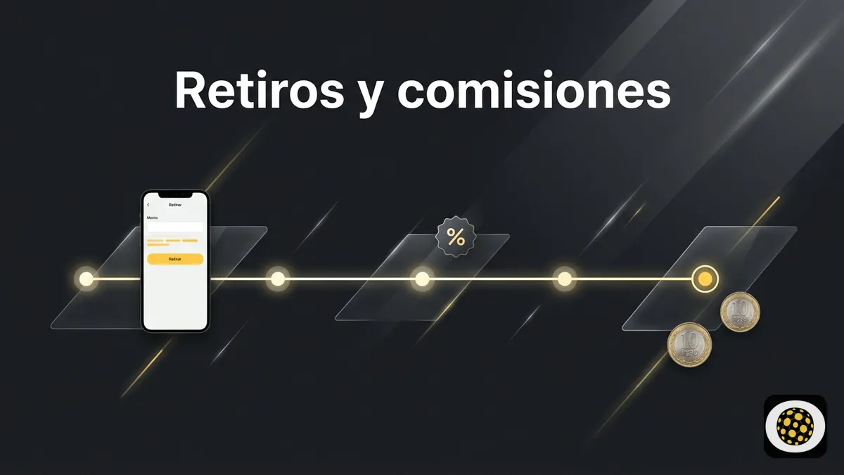 Linea de tiempo de retiro y comision de Betobet Chile con monto neto en pesos