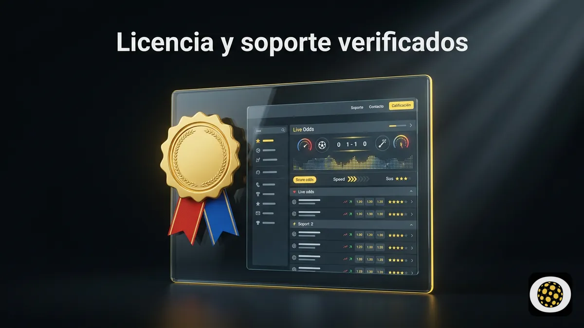 Balanza con estrellas de reseñas y sello de licencia para evaluar si Betobet es confiable