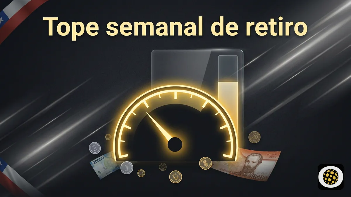 Medidor del tope semanal de retiro disponible en Betobet Chile